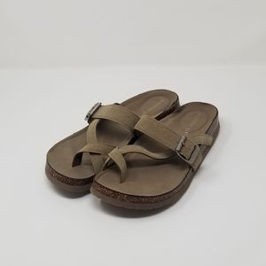 Madden Girl sandals, size 8, tan